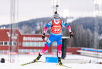 28.11.2021, xkvx, Biathlon IBU World Cup Oestersund, Sprint Women, v.l. Larisa Kuklina (Russia) in aktion / in action competes