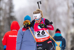 28.11.2021, xkvx, Biathlon IBU World Cup Oestersund, Sprint Women, v.l. Tiril Eckhoff (Norway) in aktion / in action competes