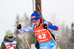 28.11.2021, xkvx, Biathlon IBU World Cup Oestersund, Sprint Women, v.l. Ivona Fialkova (Slovakia) in aktion / in action competes