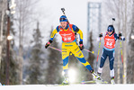28.11.2021, xkvx, Biathlon IBU World Cup Oestersund, Sprint Women, v.l. Linn Persson (Sweden) in aktion / in action competes