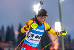 28.11.2021, xkvx, Biathlon IBU World Cup Oestersund, Sprint Men, v.l. Pjotr DIELEN (Belgium) in aktion / in action competes