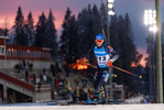 28.11.2021, xkvx, Biathlon IBU World Cup Oestersund, Sprint Men, v.l. Erik LESSER (Germany) in aktion / in action competes