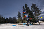 28.11.2021, xkvx, Biathlon IBU World Cup Oestersund, Sprint Men, v.l. Erik LESSER (Germany) in aktion / in action competes