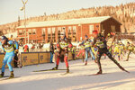 01.12.2021, xetx, Biathlon IBU Cup Sjusjoen, Super Sprint Men, v.l. David Zingerle (ITALY), Endre Stroemsheim (NORWAY), Johannes Werner Donhauser (GERMANY)  / 