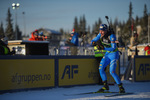 01.12.2021, xetx, Biathlon IBU Cup Sjusjoen, Super Sprint Men, v.l. David Zingerle (ITALY)  / 