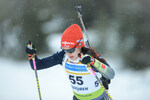 03.12.2021, xetx, Biathlon IBU Cup Sjusjoen, Sprint Women, v.l. Juliane Fruehwirt (GERMANY)  / 