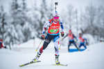 11.12.2021, xkvx, Biathlon IBU World Cup Hochfilzen, Relay Women, v.l. Tereza Vobornikova (Czech Republic) in aktion / in action competes