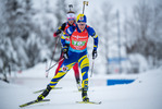 11.12.2021, xkvx, Biathlon IBU World Cup Hochfilzen, Relay Women, v.l. Yuliia Dzhima (Ukraine) in aktion / in action competes