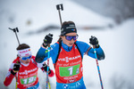 11.12.2021, xkvx, Biathlon IBU World Cup Hochfilzen, Relay Women, v.l. Anais Chevalier-Bouchet (France) in aktion / in action competes