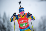 11.12.2021, xkvx, Biathlon IBU World Cup Hochfilzen, Relay Women, v.l. Anna Magnusson (Sweden) in aktion / in action competes