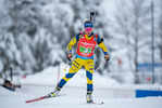 11.12.2021, xkvx, Biathlon IBU World Cup Hochfilzen, Relay Women, v.l. Anna Magnusson (Sweden) in aktion / in action competes