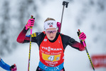 11.12.2021, xkvx, Biathlon IBU World Cup Hochfilzen, Relay Women, v.l. Emilie Aagheim Kalkenberg (Norway) in aktion / in action competes