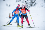 11.12.2021, xkvx, Biathlon IBU World Cup Hochfilzen, Relay Women, v.l. Emilie Aagheim Kalkenberg (Norway) in aktion / in action competes