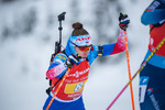 11.12.2021, xkvx, Biathlon IBU World Cup Hochfilzen, Relay Women, v.l. Uliana Nigmatullina (Russia) in aktion / in action competes