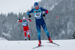 11.12.2021, xljkx, Cross Country FIS World Cup Davos, Men Prolog, v.l. Cyril Faehndrich (Switzerland)  / 