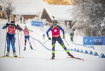 16.12.2021, xkvx, Biathlon IBU World Cup Le Grand Bornand, Sprint Women, v.l. Hanna Sola (Belarus) in aktion / in action competes