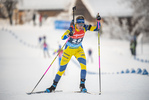 16.12.2021, xkvx, Biathlon IBU World Cup Le Grand Bornand, Sprint Women, v.l. Elvira Oeberg (Sweden) in aktion / in action competes