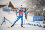 16.12.2021, xkvx, Biathlon IBU World Cup Le Grand Bornand, Sprint Women, v.l. Lisa Vittozzi (Italy) in aktion / in action competes