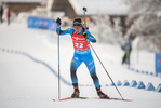 16.12.2021, xkvx, Biathlon IBU World Cup Le Grand Bornand, Sprint Women, v.l. Anais Chevalier-Bouchet (France) in aktion / in action competes