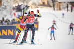 16.12.2021, xkvx, Biathlon IBU World Cup Le Grand Bornand, Sprint Women, v.l. Vanessa Voigt (Germany) in aktion / in action competes