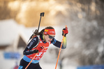 16.12.2021, xkvx, Biathlon IBU World Cup Le Grand Bornand, Sprint Women, v.l. Vanessa Voigt (Germany) in aktion / in action competes