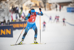 16.12.2021, xkvx, Biathlon IBU World Cup Le Grand Bornand, Sprint Women, v.l. Justine Braisaz-Bouchet (France) in aktion / in action competes