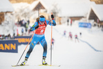 16.12.2021, xkvx, Biathlon IBU World Cup Le Grand Bornand, Sprint Women, v.l. Justine Braisaz-Bouchet (France) in aktion / in action competes