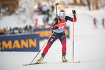 16.12.2021, xkvx, Biathlon IBU World Cup Le Grand Bornand, Sprint Women, v.l. Tiril Eckhoff (Norway) in aktion / in action competes