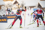 16.12.2021, xkvx, Biathlon IBU World Cup Le Grand Bornand, Sprint Women, v.l. Tiril Eckhoff (Norway) in aktion / in action competes