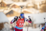 16.12.2021, xkvx, Biathlon IBU World Cup Le Grand Bornand, Sprint Women, v.l. Lisa Theresa Hauser (Austria) in aktion / in action competes