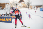 16.12.2021, xkvx, Biathlon IBU World Cup Le Grand Bornand, Sprint Women, v.l. Ida Lien (Norway) in aktion / in action competes