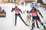 16.12.2021, xkvx, Biathlon IBU World Cup Le Grand Bornand, Sprint Women, v.l. Vanessa Hinz (Germany) in aktion / in action competes