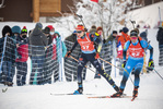 16.12.2021, xkvx, Biathlon IBU World Cup Le Grand Bornand, Sprint Women, v.l. Vanessa Voigt (Germany) in aktion / in action competes