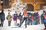 16.12.2021, xkvx, Biathlon IBU World Cup Le Grand Bornand, Sprint Women, v.l. Vanessa Voigt (Germany) in aktion / in action competes