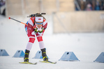 16.12.2021, xkvx, Biathlon IBU World Cup Le Grand Bornand, Sprint Women, v.l. Baiba Bendika (Latvia) in aktion / in action competes