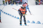 16.12.2021, xkvx, Biathlon IBU World Cup Le Grand Bornand, Sprint Women, v.l. Vanessa Voigt (Germany) in aktion / in action competes