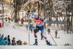 16.12.2021, xkvx, Biathlon IBU World Cup Le Grand Bornand, Sprint Women, v.l. Eva Puskarcikova (Czech Republic) in aktion / in action competes