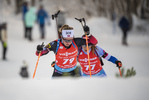 16.12.2021, xkvx, Biathlon IBU World Cup Le Grand Bornand, Sprint Women, v.l. Karoline Erdal (Norway) in aktion / in action competes