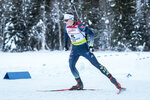 16.12.2021, xlukx, Biathlon IBU Cup Obertilliach, Individual Men, v.l. Justus Strelow (Germany)  / 