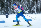 16.12.2021, xlukx, Biathlon IBU Cup Obertilliach, Individual Men, v.l. Joscha Burkhalter (Switzerland)  / 