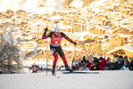 18.12.2021, xkvx, Biathlon IBU World Cup Le Grand Bornand, Pursuit Men, v.l. Vetle Sjaastad Christiansen (Norway) in aktion / in action competes