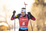 18.12.2021, xkvx, Biathlon IBU World Cup Le Grand Bornand, Pursuit Men, v.l. Sturla Holm Laegreid (Norway) in aktion / in action competes
