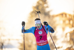 18.12.2021, xkvx, Biathlon IBU World Cup Le Grand Bornand, Pursuit Men, v.l. Emilien Jacquelin (France) in aktion / in action competes
