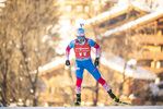 18.12.2021, xkvx, Biathlon IBU World Cup Le Grand Bornand, Pursuit Men, v.l. Said Karimulla Khalili (Russia) in aktion / in action competes