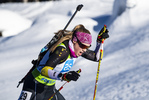 18.12.2021, xsoex, Biathlon Alpencup Pokljuka, Sprint Women, v.l. Charlotte Gallbronner (Germany)  / 