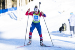 18.12.2021, xsoex, Biathlon Alpencup Pokljuka, Sprint Women, v.l. Rosalie Unglaube (Germany)  / 