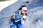 18.12.2021, xsoex, Biathlon Alpencup Pokljuka, Sprint Women, v.l. Sophie Patz (Germany)  / 