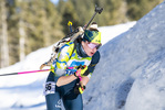 18.12.2021, xsoex, Biathlon Alpencup Pokljuka, Sprint Women, v.l. Anna Millinger (Austria)  / 