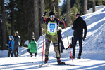 18.12.2021, xsoex, Biathlon Alpencup Pokljuka, Sprint Women, v.l. Angelina Strobel (Germany)  / 