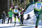 18.12.2021, xsoex, Biathlon Alpencup Pokljuka, Sprint Women, v.l. Nina Pogacnik (Slovenia), Helena Petter (Germany)  / 